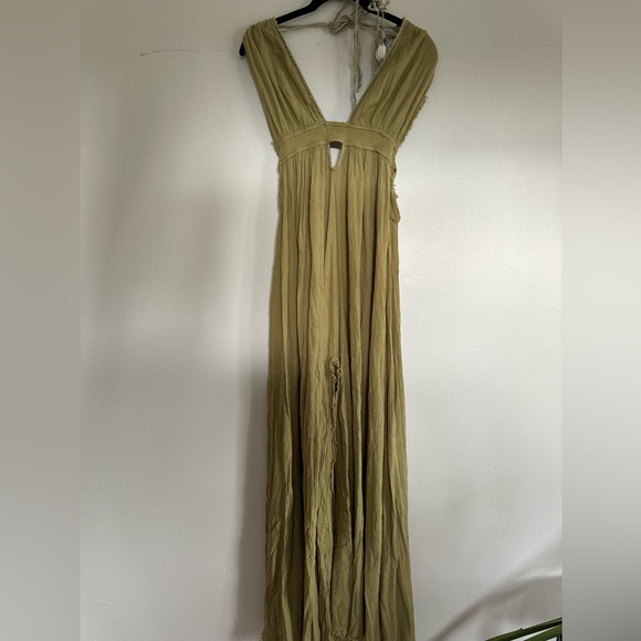Free people “look into the sun” backless gauze maxi dress - Picture 8 of 8